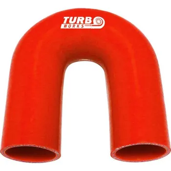Zapalovací a žhavicí svíčka Silikonové koleno TurboWorks červená 180° 51mm
