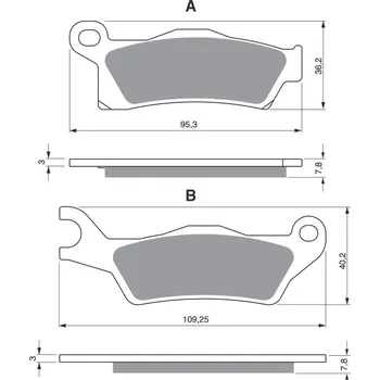 Autodíl Brzdové destičky GOLDFREN 310 S3 CAN-AM Outlander 800 Max 2013-2014