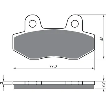 Autodíl Brzdové destičky GOLDFREN 011 AD STREET HYOSUNG XRX 125 Offroad 1999-2001