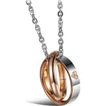 Troli Originální partnerský náhrdelník pro dámy KNSC-064-RG + 2 měsíce na vrácení zboží