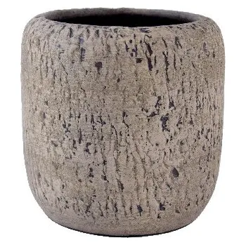 Květináč Obal na květináč keramický BELMONTE, pr.18x16cm, hnědá|LIGHT BROWN|Ego Dekor