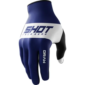 Moto oblečení Motokrosové rukavice Shot Draw Sky modré 10
