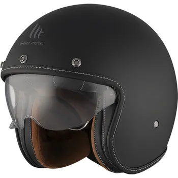 Helma na motorku MT Helmets MT Le Mans 2 SV S SOLID A1 přilba matná černá M