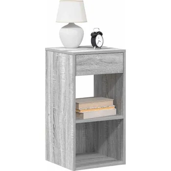 Nábytek vidaXL Noční stolky se zásuvkou 2 ks šedý sonoma 35x34x66,5 cm