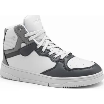 Pánská obuv Pánské zateplené vysoké tenisky - šedé V2 OM-FOSH-0139 - 41