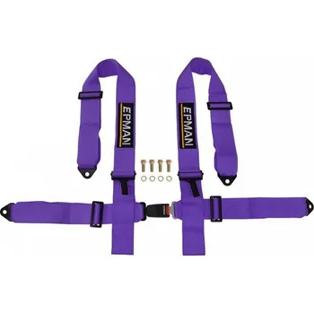 Návlek na bezpečnostní pás Bezpečnostní pásy 4-bodové 3" EPMAN fialové