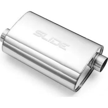 Zadní díl výfuku Centrální tlumič výfuku SLIDE vstup 57mm, délka 350mm