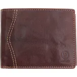 Pánkská kožená peněženka Poyem 5232 hnědá