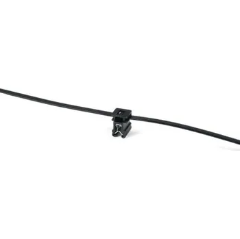 Stahovací páska Kabelová vázací páska Uvolnitelné 150-76099 T50ROSEC4A-PA66HS/PA66HIRHS-BK 200mm 4,6 mm Černá tepelně stabilizovaný PA