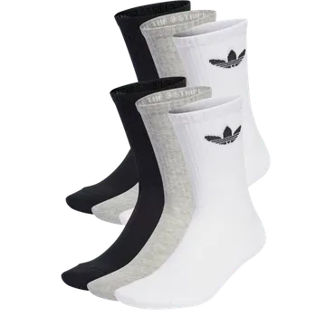 Dámské ponožky Ponožky adidas Originals Trefoil Cushion 6 Pack socks ij5620 Velikost XS