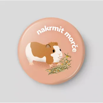 Magnetická kreslící tabulka Nakrmit morče - plánovací magnetka