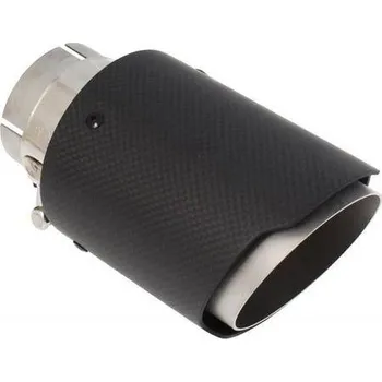 Koncovka výfuku TurboWorks Koncovka výfuku 1x 89mm vstup 27mm KARBON M