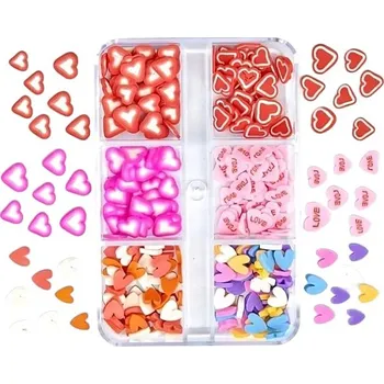 FIMO ozdoby do pryskyřice – mix druhů Varianta: Srdíčka