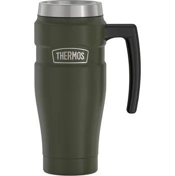 Termohrnek Thermos Termohrnek nerezový těsnící s madlem 0,47l vojenská zelená