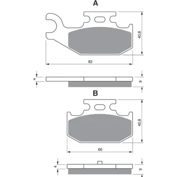 Autodíl Brzdové destičky GOLDFREN 295 AD STREET 295 AD