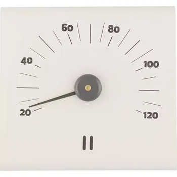 Teploměr do sauny Rento AL - 20-120°C, bílý, hliníkové tělo, estetický, praktický, 0.241kg (176869)