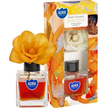 Vůně do bytu BISPOL-AURA Dekorativní vonný difuzér Fresh Flowers - 80ml