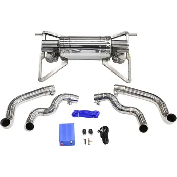 Zadní díl výfuku TurboWorks CatBack výfukový systém Lamborghini Huracan LP 610-4 / LP 580-2 Active