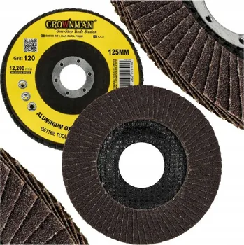 Brusný kotouč BERGE 5x lamelový kotouč pro broušení dřeva kov 125 mm P120 CM-0884325-6