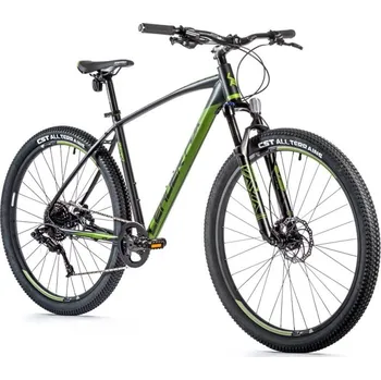 Horské kolo Leader Fox ZERO, MTB 29", 1X9 SPEED, 2023 černo zelená 18"