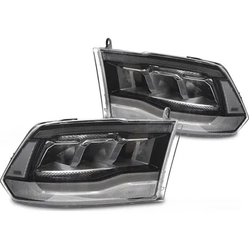 Přední světlomet TUNING-TEC Přední světla Dodge Ram 09-18 černé TRU DRL LED