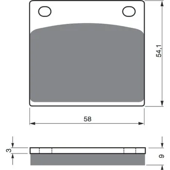 Brzdová destička Brzdové destičky GOLDFREN 076 AD STREET SUZUKI GSX ES/EF 1983-1988