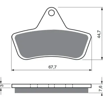 Autodíl Brzdové destičky GOLDFREN 232 K5 ARCTIC CAT Cat 400 4x4 1998-2004