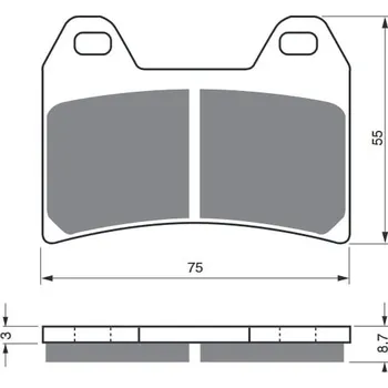 Auto-moto Brzdové destičky GOLDFREN 141 S33 STREET FRONT BMW F 800 ST ABS 2006-2012