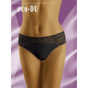 Dámské spodní prádlo Dámské kalhotky Eco-Du Black - Wol-Bar S
