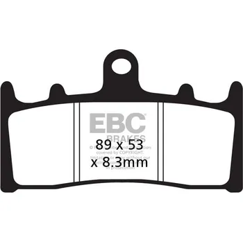 Brzdový systém BRZDOVÉ DESTIČKY FA SER ORGANIC KAWASAKI ZX-6R 636 Ninja 2002-2002