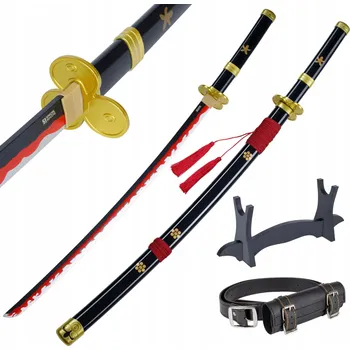 Replika zbraně Katana Roronoa Zoro Enma z One Piece - Dřevěná replika meče JT10661BK