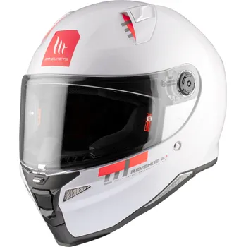 Helma na motorku MT Helmets Integrální helma na motorku MT REVENGE 2 S SOLID A0 lesklá bílá S
