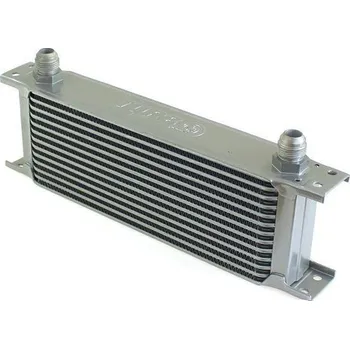 Autodíl Chladič oleje TurboWorks 13-řádků 260x100x50 AN8 stříbrný