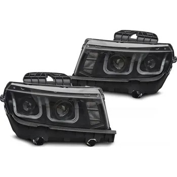 Přední světlomet TUNING-TEC Přední světla Chevrolet Camaro 13-15 černé LED