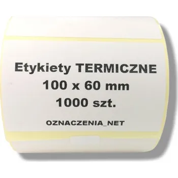 Samolepící etiketa Termoetikety 100x60 samolepicí, 1000 ks