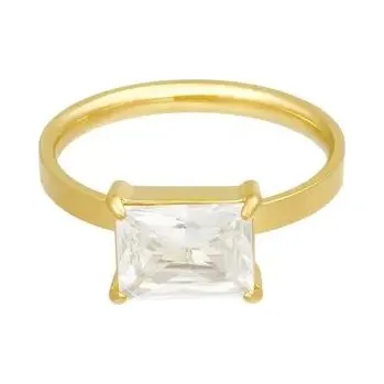 Prsten ORNAMENTI Pozlacený prstýnek Amani gold Velikost prstýnku: 16