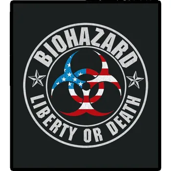 Nášivka nášivka na záda, zádovka Biohazard - Liberty Or Death
