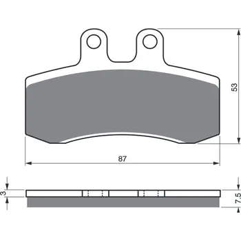 Autodíl Brzdové destičky GOLDFREN 105 AD OFF-ROAD FRONT 105 AD