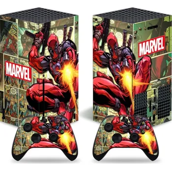 Obal na herní konzoli Xbox series X polep Deadpool