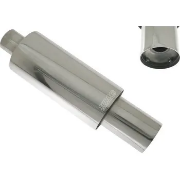 Výfuková trubka Sportovní výfuk 1x 90mm, vstup 63,5mm TurboWorks