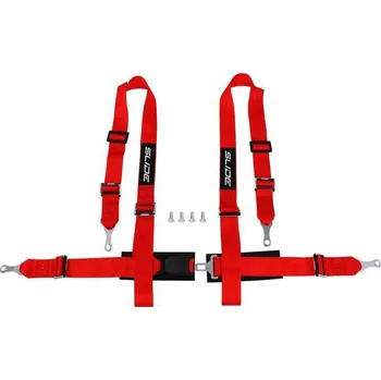 Návlek na bezpečnostní pás Bezpečnostní pásy 4-bodové SLIDE 2" červené