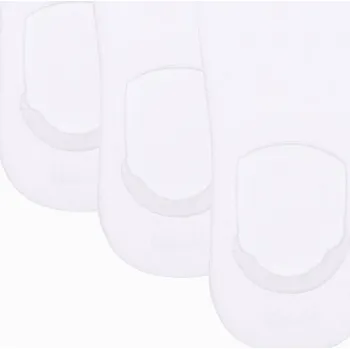 Pánské ponožky Pánské ponožky na nohy 3-pack - bílé V4 OM-SOSS-0103 - one size