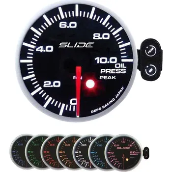 Palubní přístroj - tlak oleje SLIDE PK-SC 52mm
