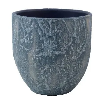 Květináč Obal na květináč keramický BARREIRO, pr.16x14cm, zelená|COSMIC GREEN|Ego Dekor