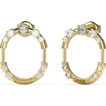 Náušnice Guess Nadčasové pozlacené náušnice Sunburst JUBE01402JWYGT + 2 měsíce na vrácení zboží