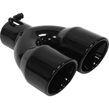 Koncovka výfuku TurboWorks Koncovka výfuku 2x89 mm vstup 67mm, černá