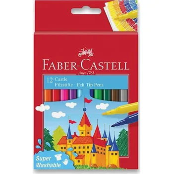 Dětské fixy Faber-Castell Castle - 12 barev