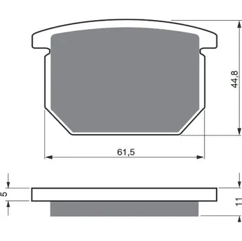 Autodíl Brzdové destičky GOLDFREN 138 AD OFF-ROAD FRONT SUZUKI GSX ES/EF 1986-1988