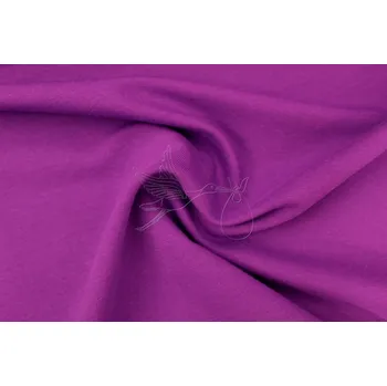 Teplákovina počesaná - Fialová