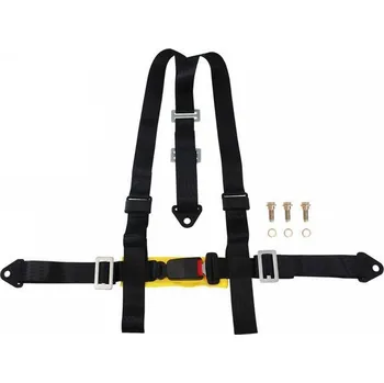 Návlek na bezpečnostní pás JB SPORT Bezpečnostní pásy 3-bodové - černé E4